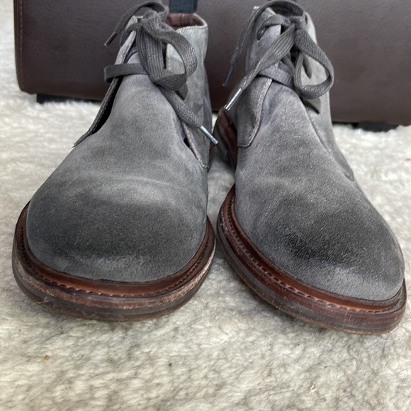 John Varvatos ⭐️ USA Zander Suede Chukka Boot, Coal, Size 11 main image 6